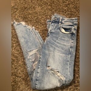 American Eagle high-rise jegging crop